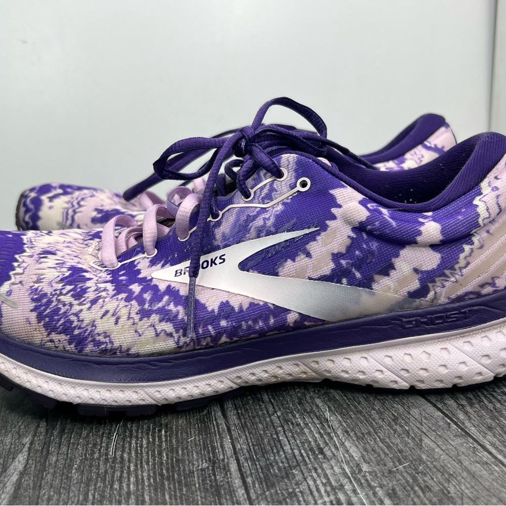 Brooks Womens Ghost 13 Unity Together Running Shoes Size 10B 1203381B574 purple